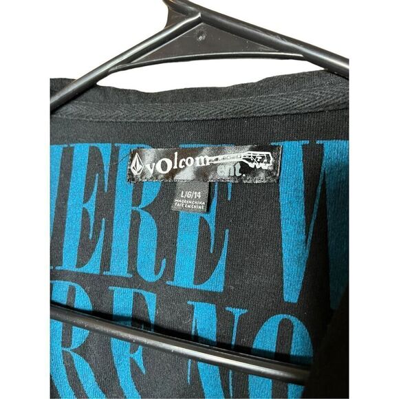 Vintage Volcom Y2K Cowl Neck Open Cardigan Size L 14 - Picture 5 of 7